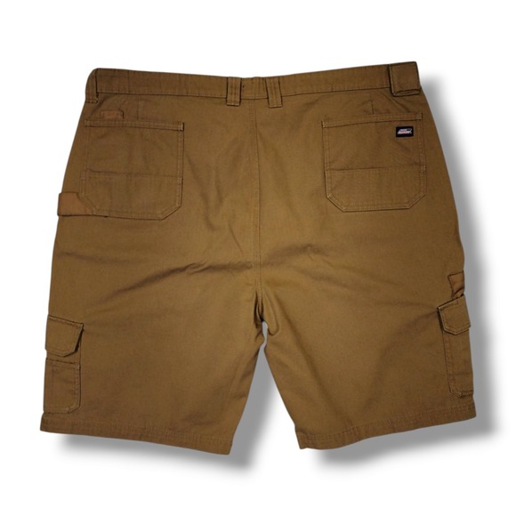 Dickies Ripstop Ultimate Cargo Brown Shorts Multi Use Pockets Men's 44 - Picture 2 of 16